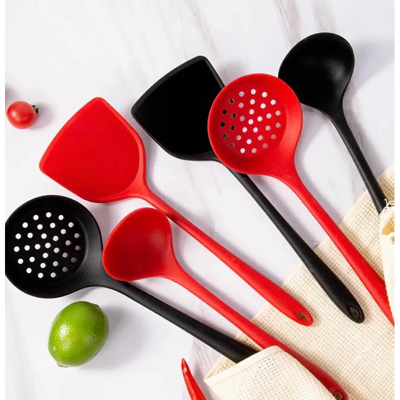矽膠廚具 矽膠鏟 矽膠湯勺 矽膠漏勺 湯匙 矽膠 鏟子 鍋鏟 湯勺 加長握把