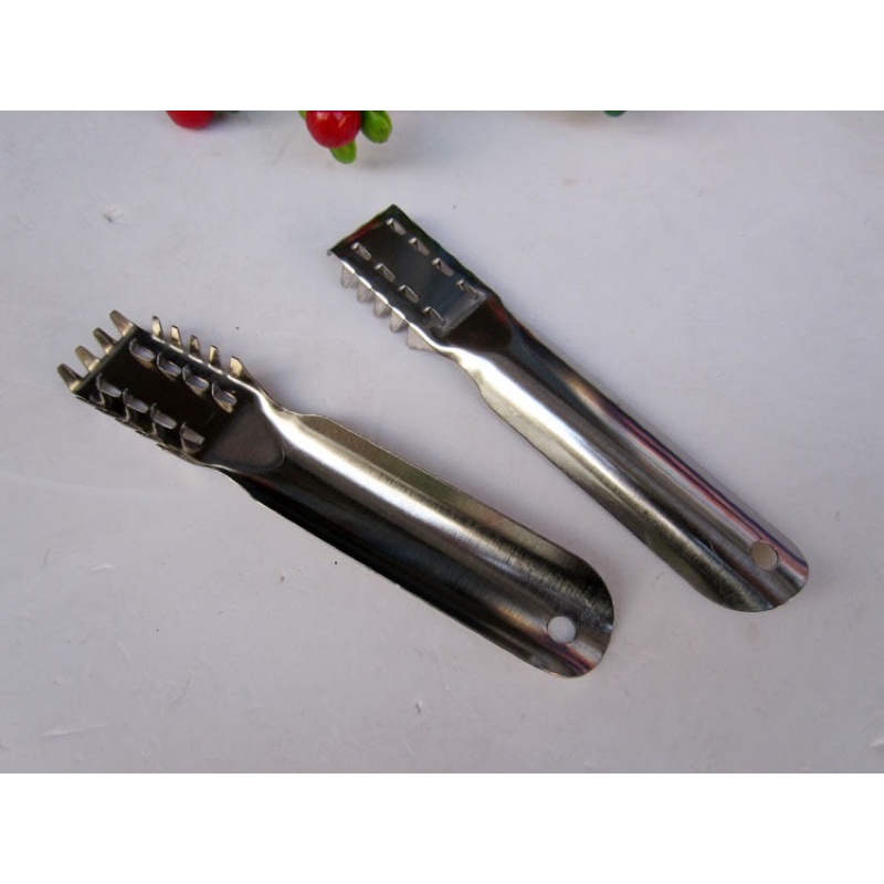 不銹鋼魚鱗刀 刮魚鱗 去鱗片 水產 日本料理 魚販 攤販 小吃