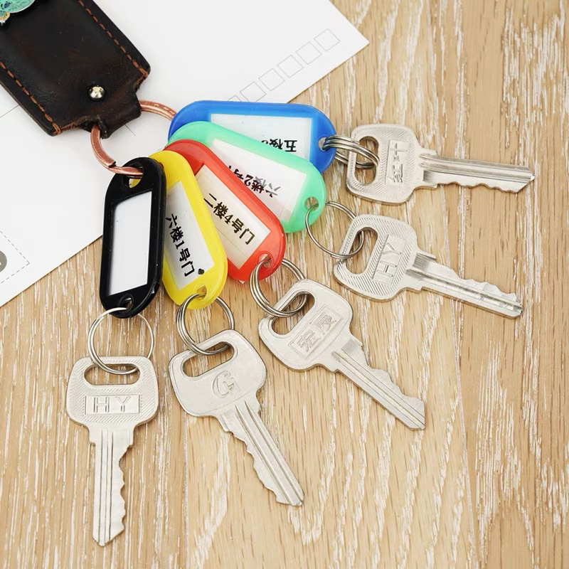  鑰匙牌 30入 置物櫃 鑰匙扣圈 鑰匙扣 分類牌 掛牌 鑰匙圈