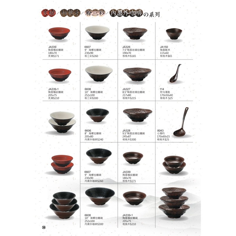 宏興美耐皿餐具 炙燒系列 內黑外咖啡 陶面 台灣製造 耐溫120度 通過SGS檢驗合格證明 美耐皿 餐具