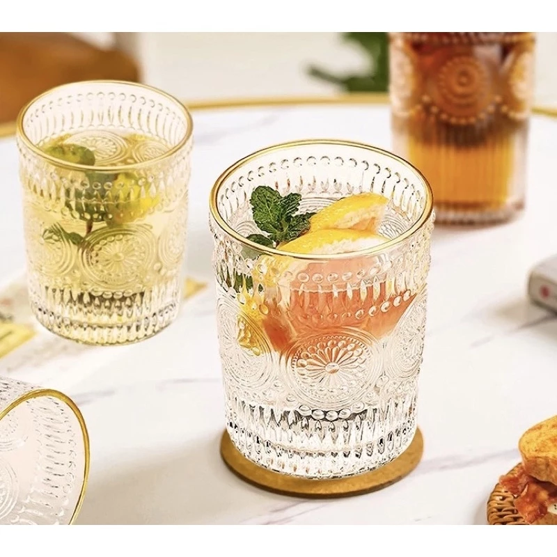 羅馬描金玻璃杯