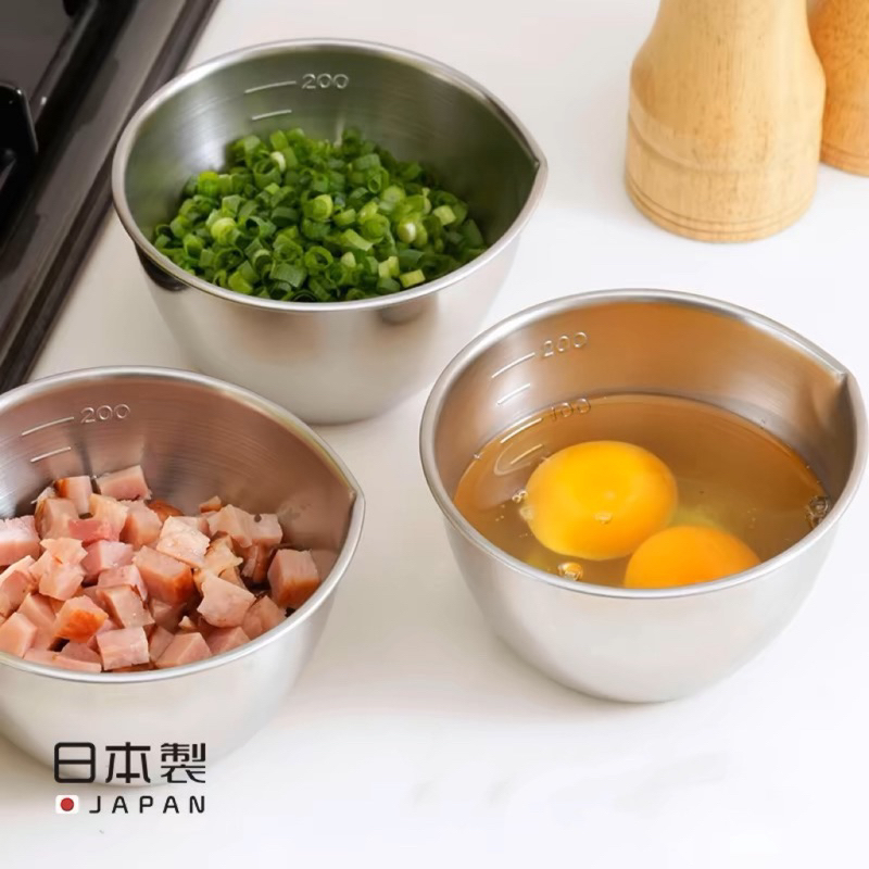 日本製 不鏽鋼調理碗 備料碗 打蛋碗 料理碗 不銹鋼碗 小碗